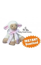 Lamkins Lamb Soft Toy Sewing Pattern INSTANT DOWNLOAD