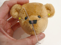 making teddy bear