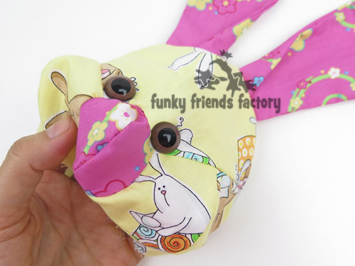 Easter Bunny Buddies Paper Pattern by Funky Friends Factory Making Stuffed  Easter Bunny 