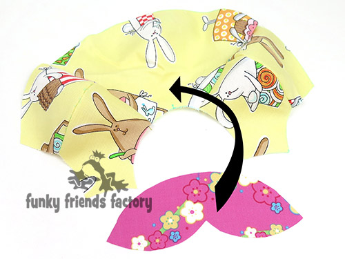 Easter Bunny sewing pattern tutorial snout