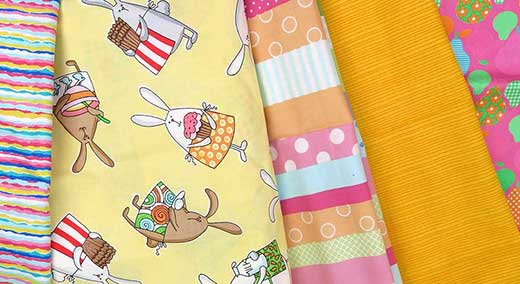 Easter bunny fabrics