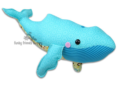 whale stuffed animal pattern