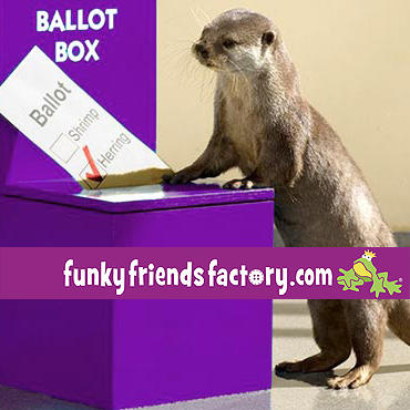 Want to VOTE for the next Funky Friends Factory toy pattern?