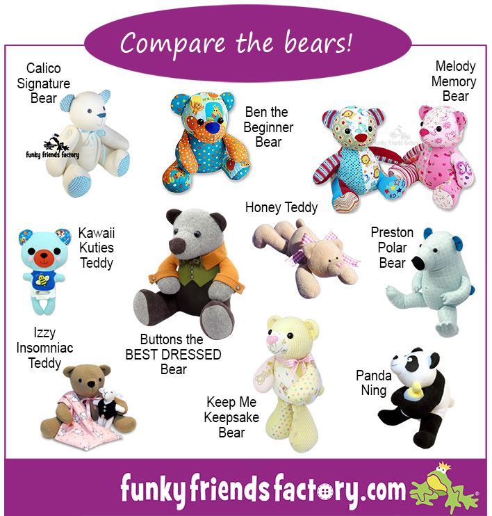 Mini Keepsake Bear pattern - made by reducing the size of the Calico Bear  pattern to make…