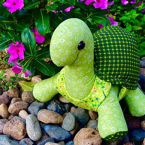 Meet the Tilly Tortoise Toy Pattern