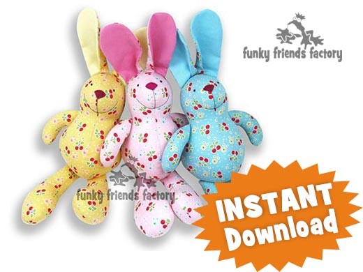 rabbit soft toy pattern