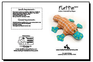 platypus sewing pattern