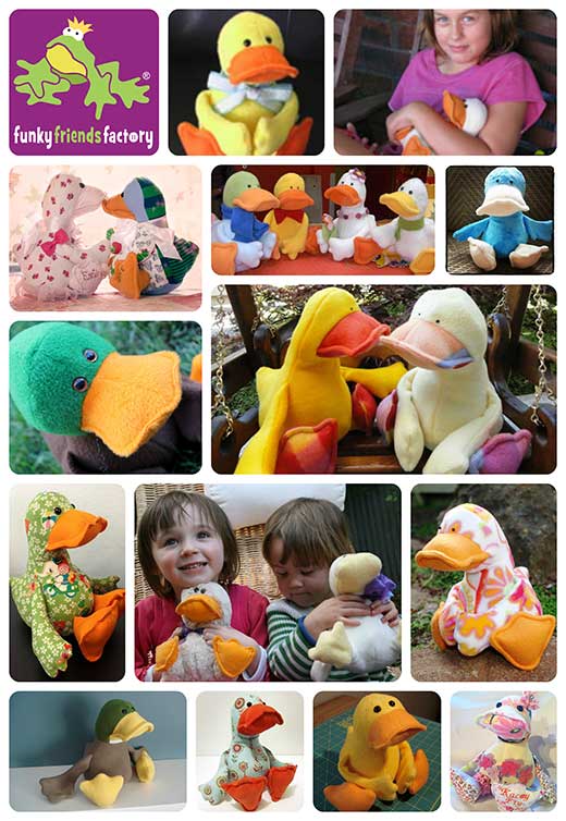 stuffed duck sewing pattern free